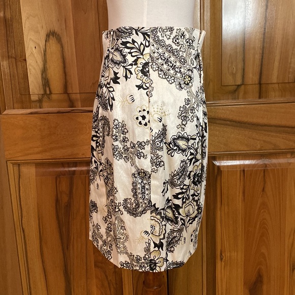 3.1 phillip lim - white/black/gold - paper bag waist puffed pleated skirt - 8 - Picture 10 of 14